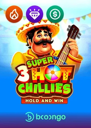 3 Super Hot Chillies online slot at Golden Goose Casino