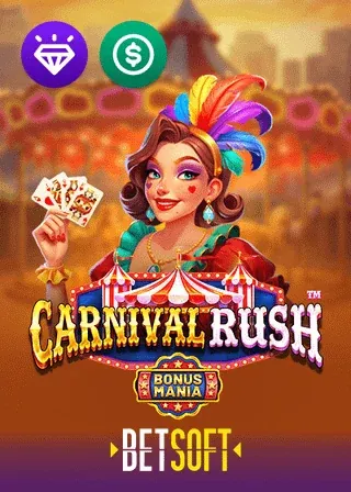 Carnival Rush online slot at Golden Goose Casino